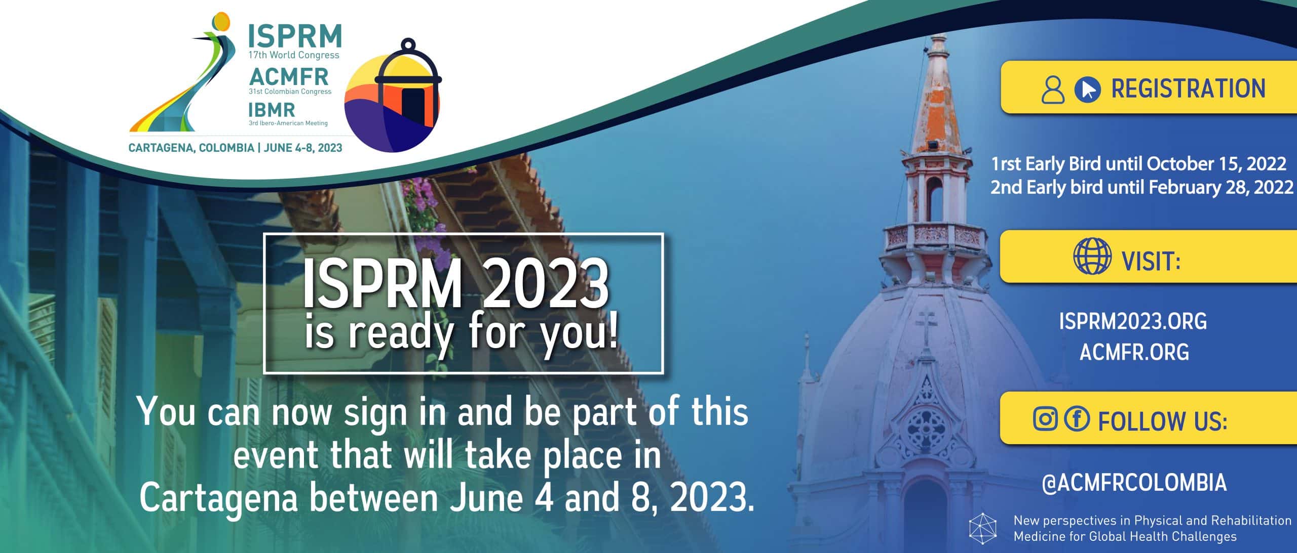 17th ISPRM World Congress ISPRM 2023, Cartagena, Colombia ISPRM