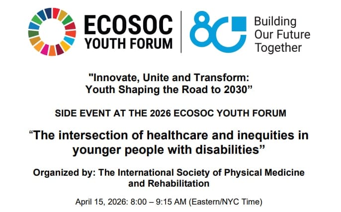 Featured image for “2026 ECOSOC Youth Forum – ISPRM SIDE EVENT”